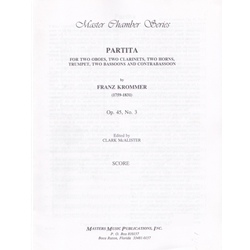Partita, Op. 45, No. 3 - Score