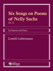 Six Songs on Poems of Nelly Sachs, Op. 14 - Soprano/Piano