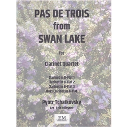Pas de Trois from "Swan Lake" - Clarinet Quartet