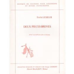 Deux Pieces breves - Alto Saxophone and Piano