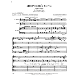 Shepherd's Song (Hirtenlied) - Voice, Clarinet and Piano