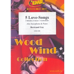 5 Love-Songs - Alto Saxophone and Piano