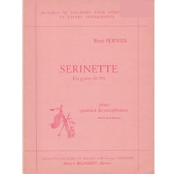 Serinette - Saxophone Quartet (SATB)