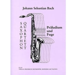 Preludium und Fuge In D Minor - Saxophone Quartet (SATB)