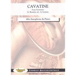Cavatine from "Semiramis" - Alto Saxophone and Piano