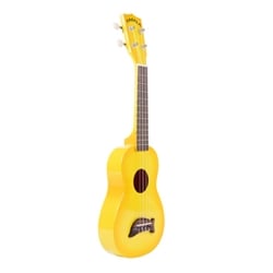 Makala MK-SD/YLBURST Dolphin Soprano Ukulele - Yellow Burst