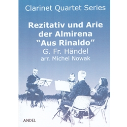 Recitative & Aria of Almirena from "Rinaldo" - Clarinet Quartet and Voice