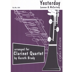 Yesterday - Clarinet Quartet