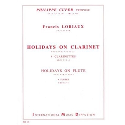 Holidays on Clarinet - Clarinet (or Flute) Quartet