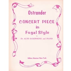 Concert Piece in Fugal Style - Alto Saxophone and Piano