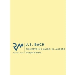 Concerto in A Major: III. Allegro - Trumpet and Piano