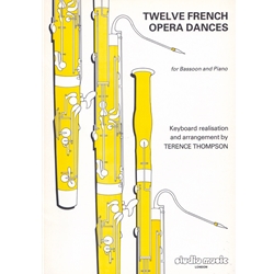 12 French Opera Dances - Bassoon & Piano