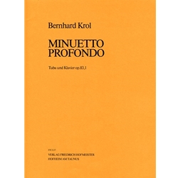 Minuetto Profondo, Op. 83, No. 1 - Tuba and Piano