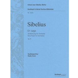 En saga, Op. 9 - Study Score