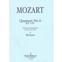 Quartet No. 6 KV 159 - Clarinet Quartet