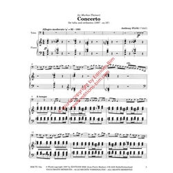 Tuba Concerto for Tuba and String Orchestra - Piano Reduction