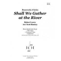 Shall We Gather at the River? - Brass Quartet