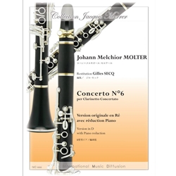 Concerto No. 6 - D Piccolo Clarinet & Piano