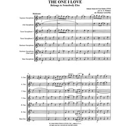 The One I Love - Saxophone Ensemble