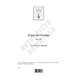Prayer for Ukraine, op. 173 - SA (div.) a cappella