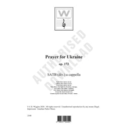 Prayer for Ukraine, op. 173 - SATB (div.) a cappella