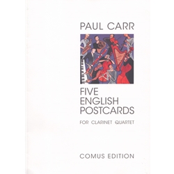 5 English Postcards - Clarinet Quartet