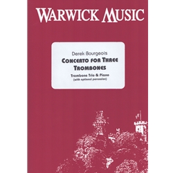 Concerto for Three Trombones - Trombone Trio & Piano (w/ opt Percussion)