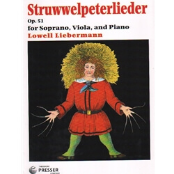 Struwwelpeterlieder, Op. 51 - Soprano Voice, Viola, and Piano