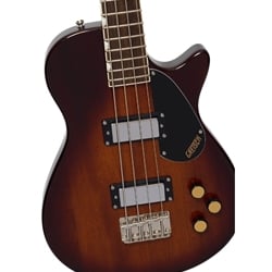 Gretsch Streamliner Jet Club Bass Single-Cut, Laurel Fingerboard, Havana Burst