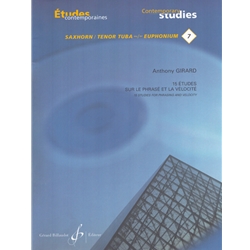 15 Phrasing and Velocity Studies for Euphonium (or Saxhorn/Tenor Tuba)