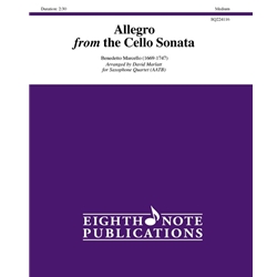 Allegro from the Cello Sonata - Sax Quartet AATB