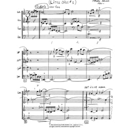 Little Opus No. 1 - Saxophone Quartet (SATB)
