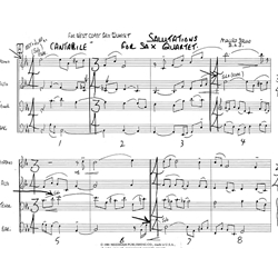 Salutations for Sax Quartet (SATB)