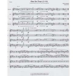 1 for 4 - Saxophone Quartet (SATB)