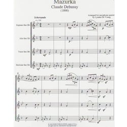 Mazurka - Saxophone Quartet (SATB)