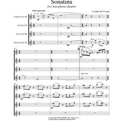 Sonatina - Saxophone Quartet (SATB)