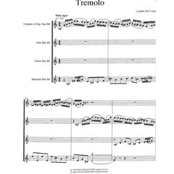 Tremolo - Saxophone Quartet (SATB)