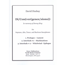 Di/Con(ver(gence/sions)) - Saxophone Quartet (SATB)