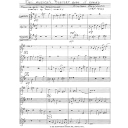 Ricecare Dopo Il Credo - Sax Quartet SATB/AATB