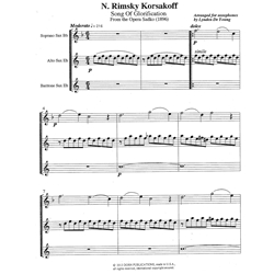 Song of Glorifcation from "Sadko" - Saxophone Trio (SAB)