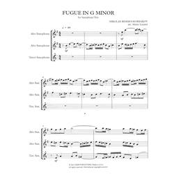Fugue in G minor - Saxophone Trio (AAT)