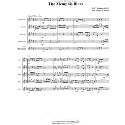 Memphis Blues, The - Sax Quartet SATB/AATB