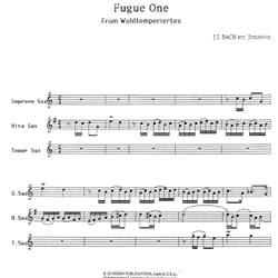 Fugue One - Saxophone Trio (SAT)