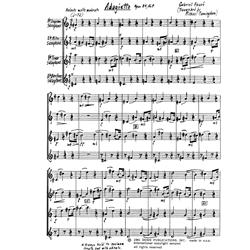 Adagietto, Opus 84, No. 4 - Saxophone Quartet (SATB)