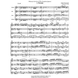 3 Short Pieces - Saxophone Quartet (SATB)