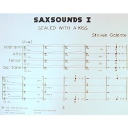 Saxsound I: Sealed With A Kiss - Saxophone Quartet (SATB)