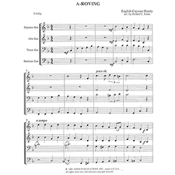 English Folk Songs - Sax Quartet SATB/AATB