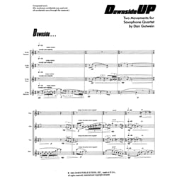 Downside UP - Saxophone Quartet (SATB)