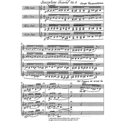 Sax Quartet No. 2 (SATB)