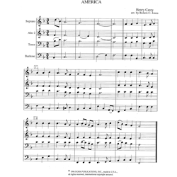 American Songs - Saxophone Quartet (SATB/AATB)